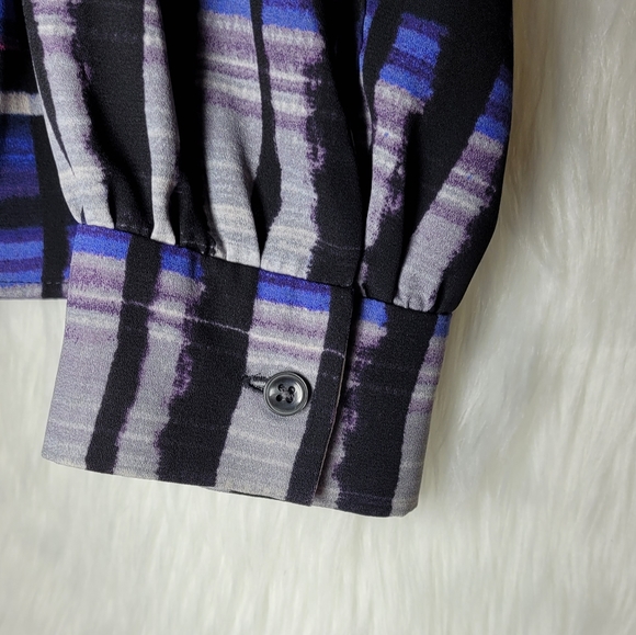 Ann Taylor Longsleeve Faux Wrap Blouse - Picture 5 of 7